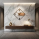 Diamond Wood Clock
